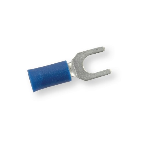 Terminal horquilla aislado azul, Ø horquilla 5,3 mm